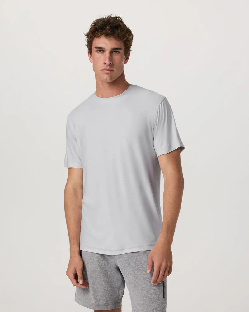 Image of Strato Tech Tee | Frost Grey Heather