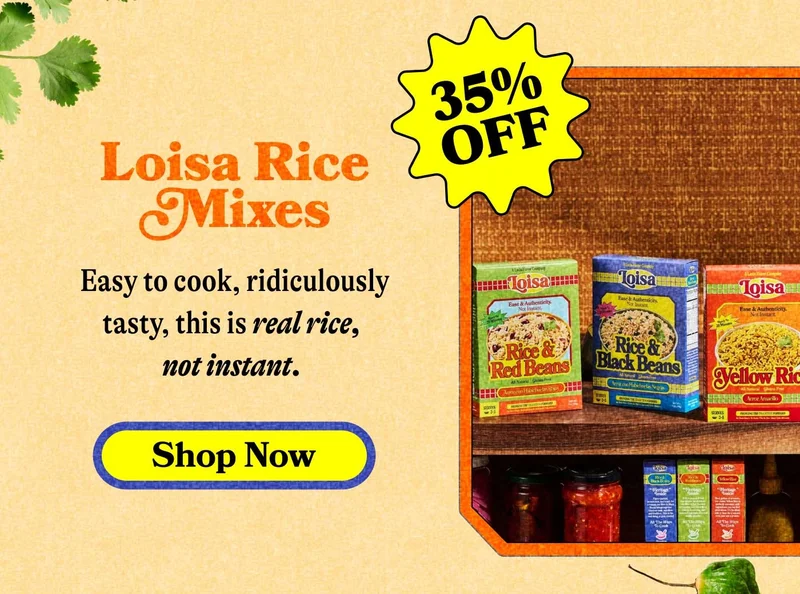 Loisa Rice Mixes. 35% Off! Easy to cook, ridiculously tasty, this is real rice, not instant. SHOP NOW