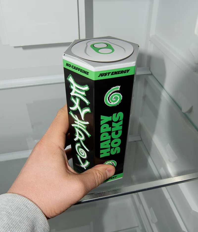 2-Pack Energy Drink Socks Gift Set