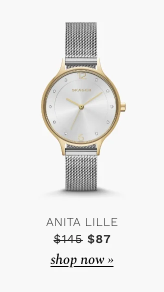 Anita Lille watch. Was $145. Now $87. Shop now.