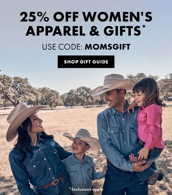 25% Off Women's Apparel & Gifts* Use code: discount code Shop Gift Guide