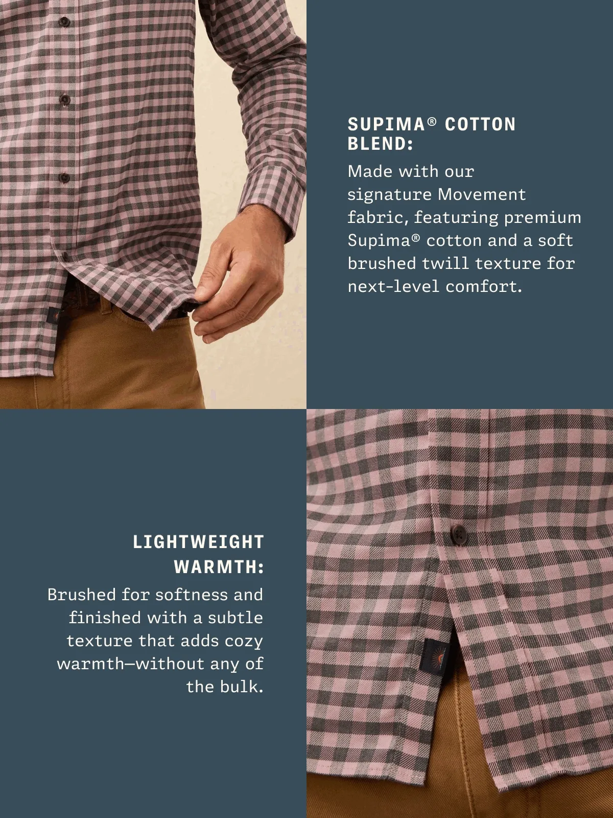 Supima Cotton Blend, Lightweight Warmth