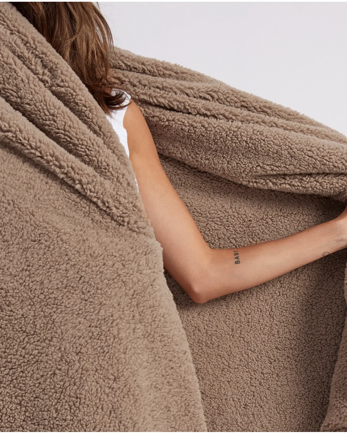 WARM GREY THROW