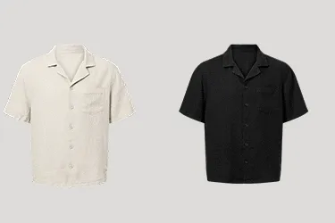 LINEN DAYS SHORT SLEEVE BUTTON UP