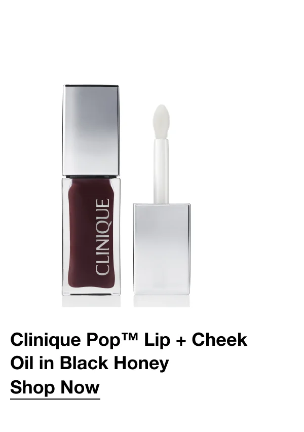 Clinique Pop™ Lip + Cheek Oil in Black Honey | Shop Now