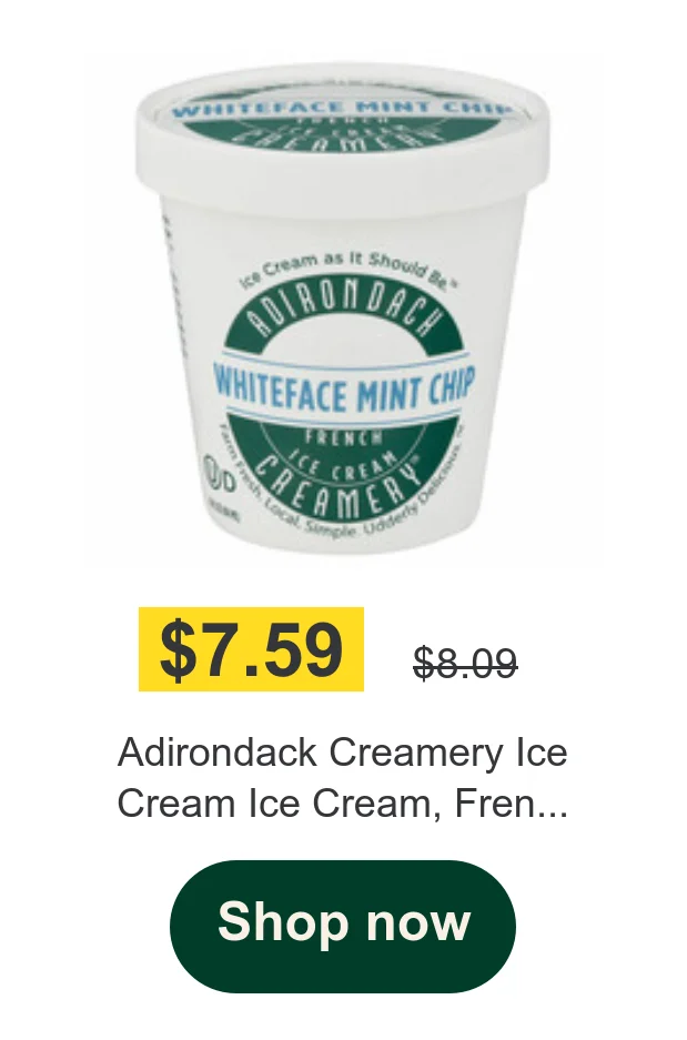 Adirondack Creamery Ice Cream Ice Cream, Fren...