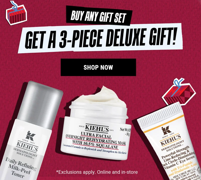 Get A 3-Piece Deluxe Gift!