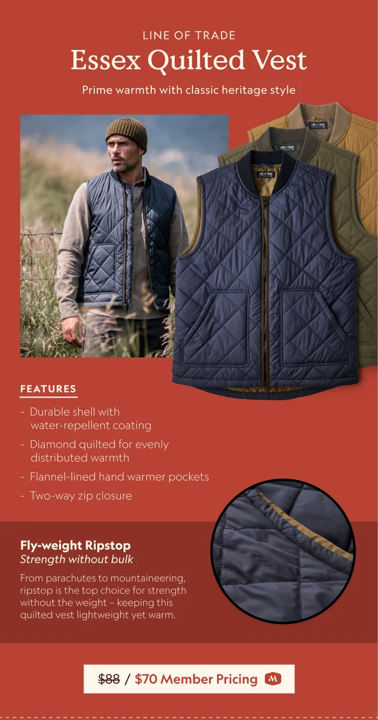 Essex Quilted Vest