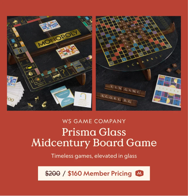 Prisma Glass Midcentury Board Game