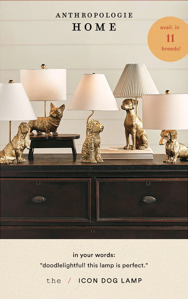 Shop the icon dog lamp