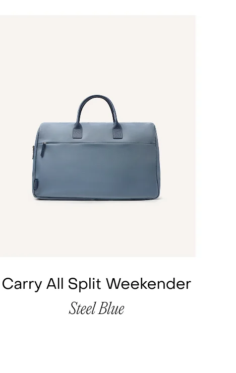 Carry All Split Weekend Steel Blue