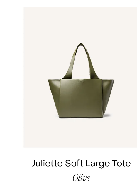 Juliette Soft Large Tote Olive