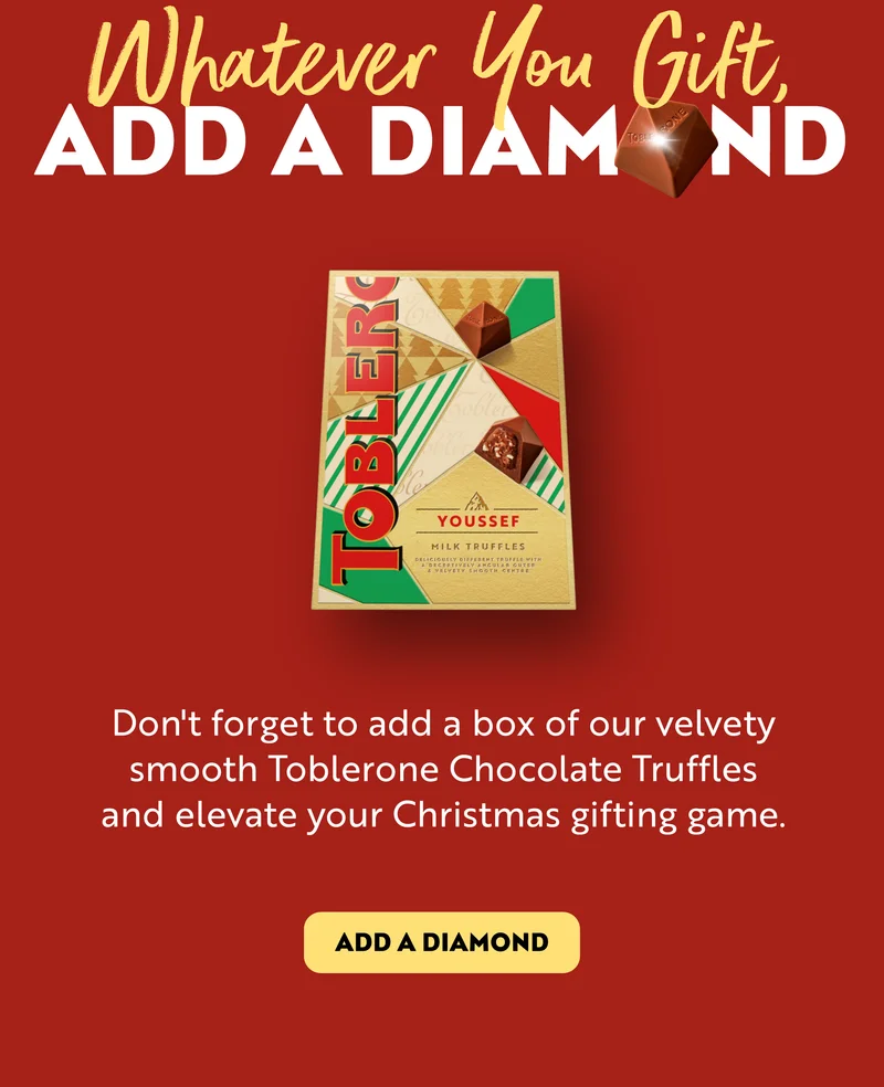 Whatever you gift, add a diamond.