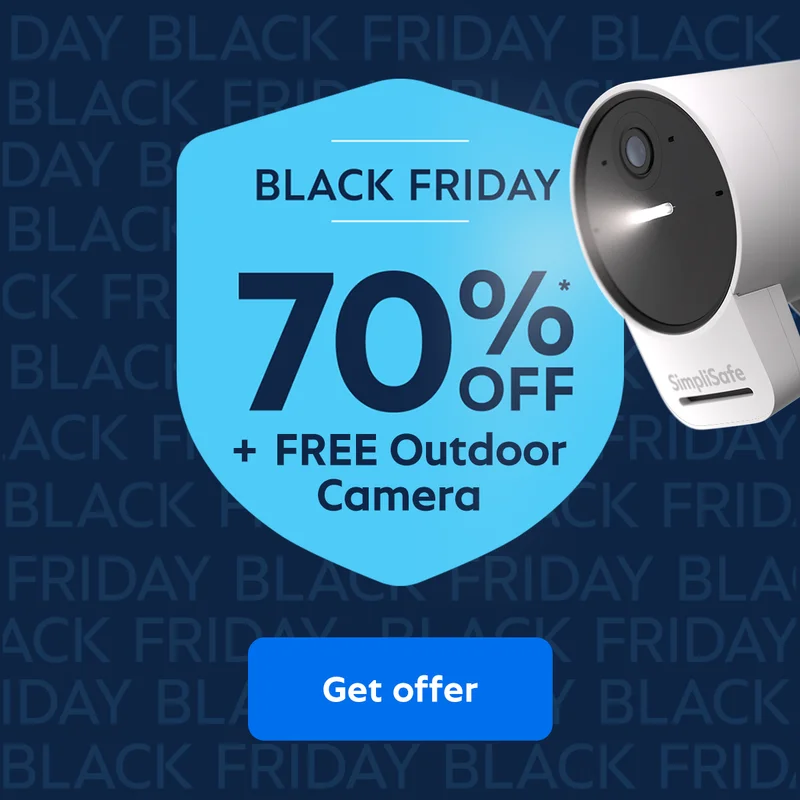 Black Friday: 70% off + Free Outdoor Camera
