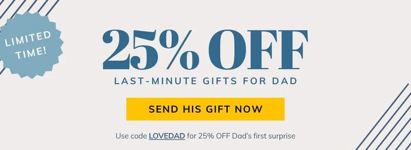 Father's Day Last Minute Sale