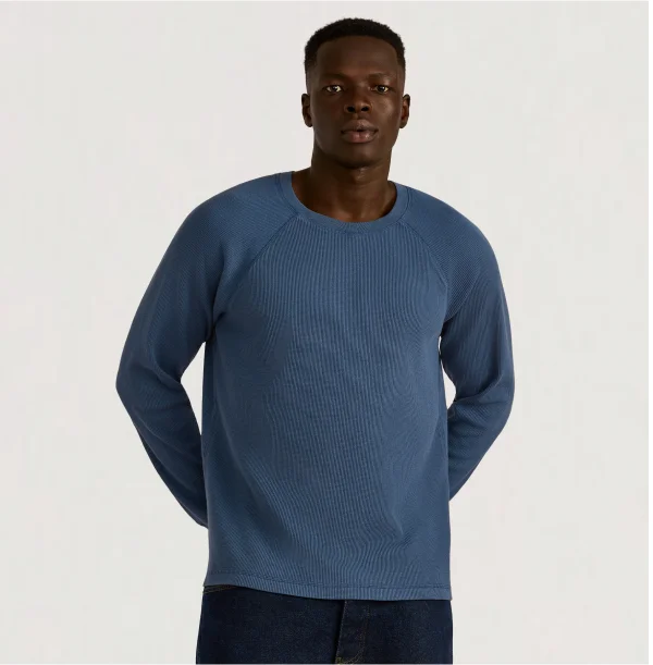Waffle Raglan Long Sleeve
