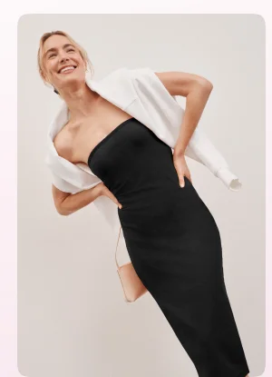 Spacedye Strapless Dress