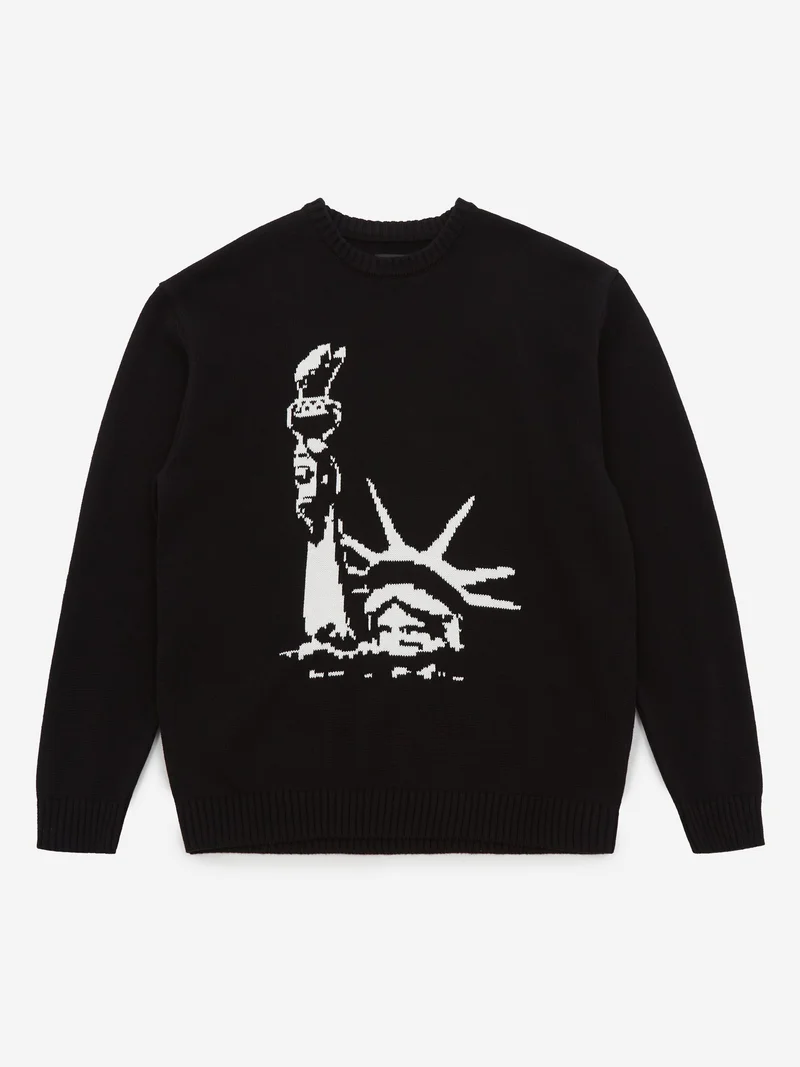 Image of Fucking Awesome Liberty Sweater - Black