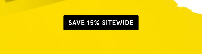 SAVE 15% SITEWIDE