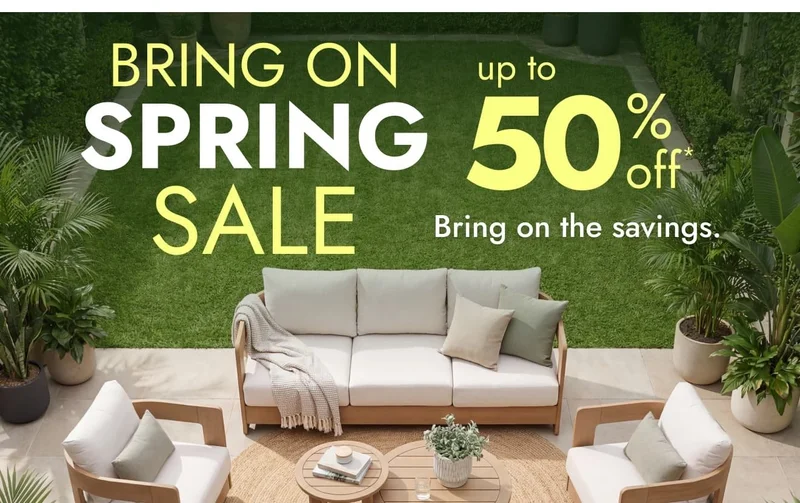 Bring on Spring Sale—Up to 50% Off