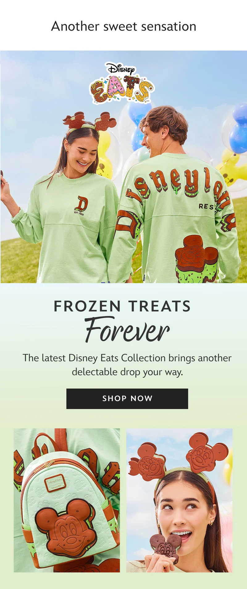Another sweet sensation | Disney Eats | Frozen Treats Forever - The latest Disney Eats Collection brings another delectable drop your way. | Shop Now