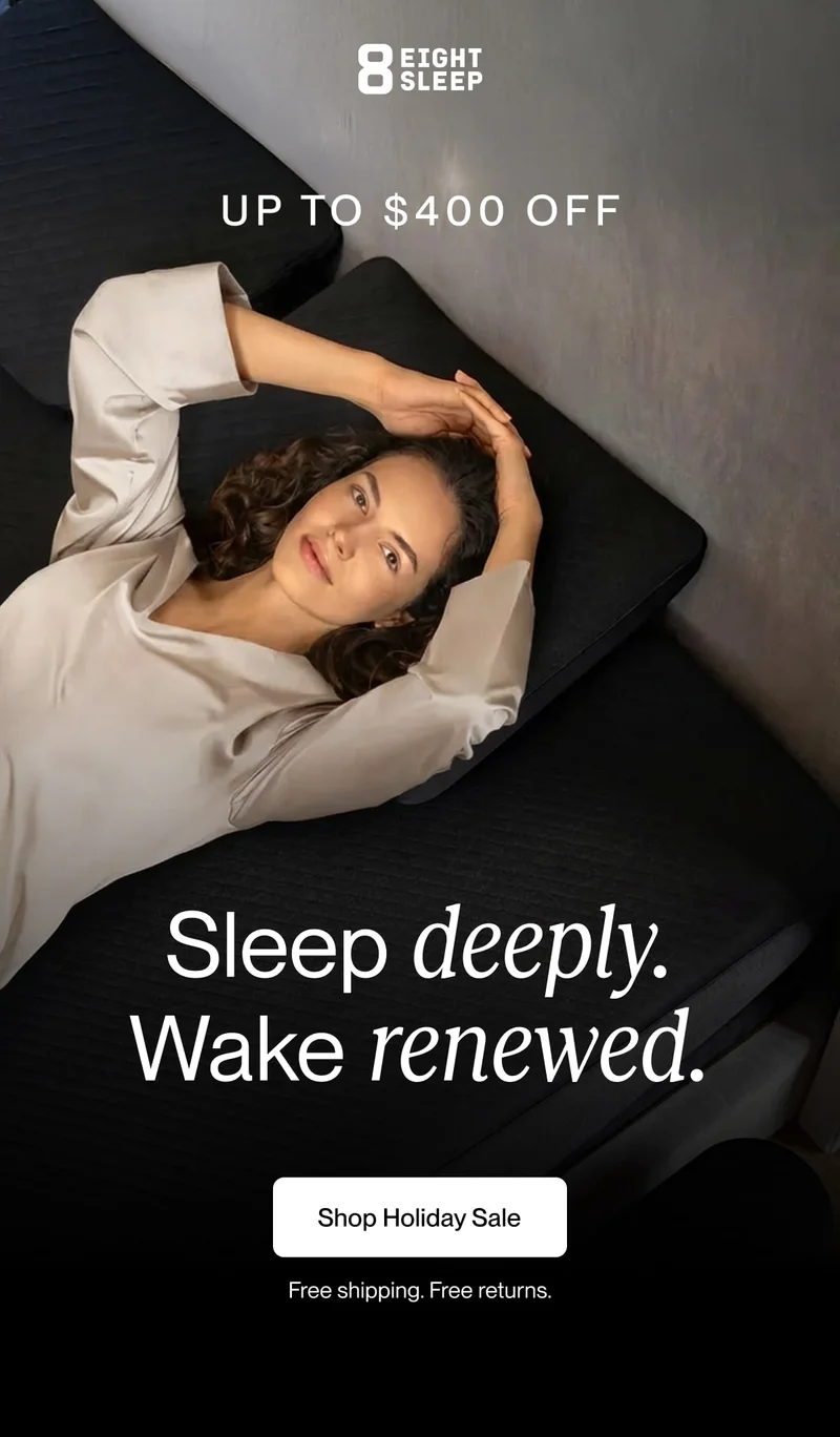 Sleep deeply. Wake renewed.