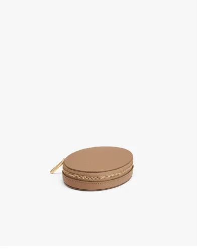 Travel Jewelry Case Cappuccino