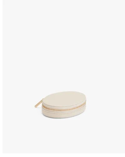Travel Jewelry Case Ecru