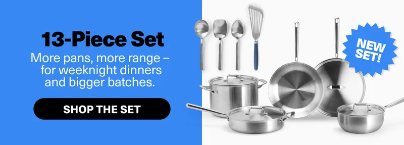 More pans, more range –&nbsp;for weeknight dinners and bigger batches.