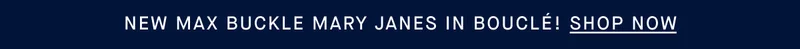 NEW MARY JANES IN BOUCLÉ! [SHOP NOW]