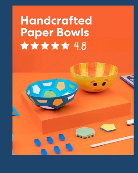 Handcrafted Paper Bowls
