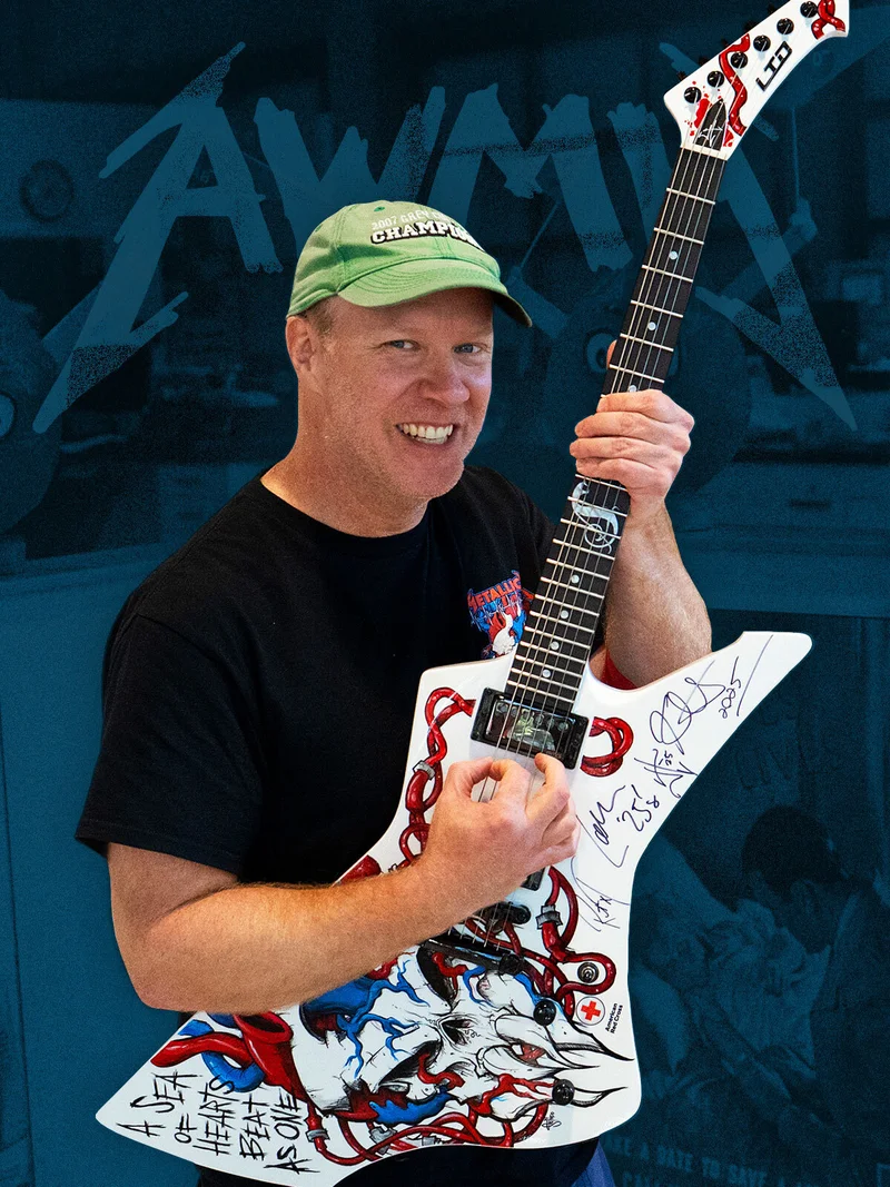 He Donated Blood and Won a One-of-a-Kind Guitar