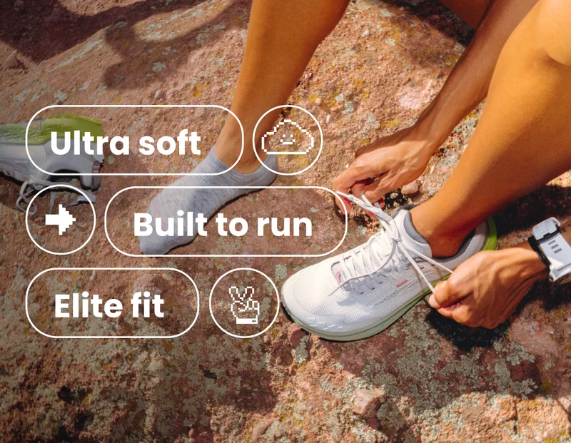 No Show Run Socks are ultra soft, built to run, and have an elite fit.