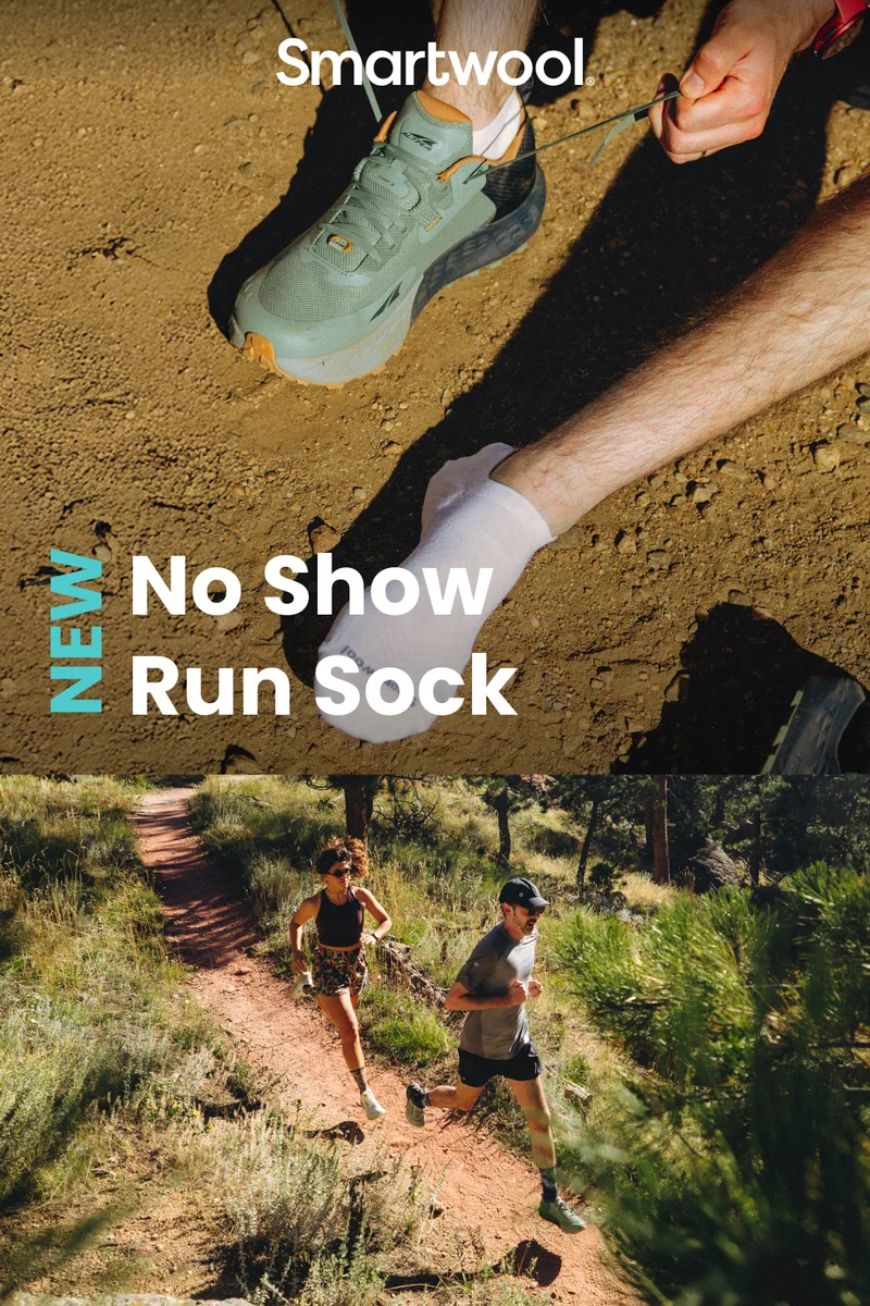 New: No Show Run Sock