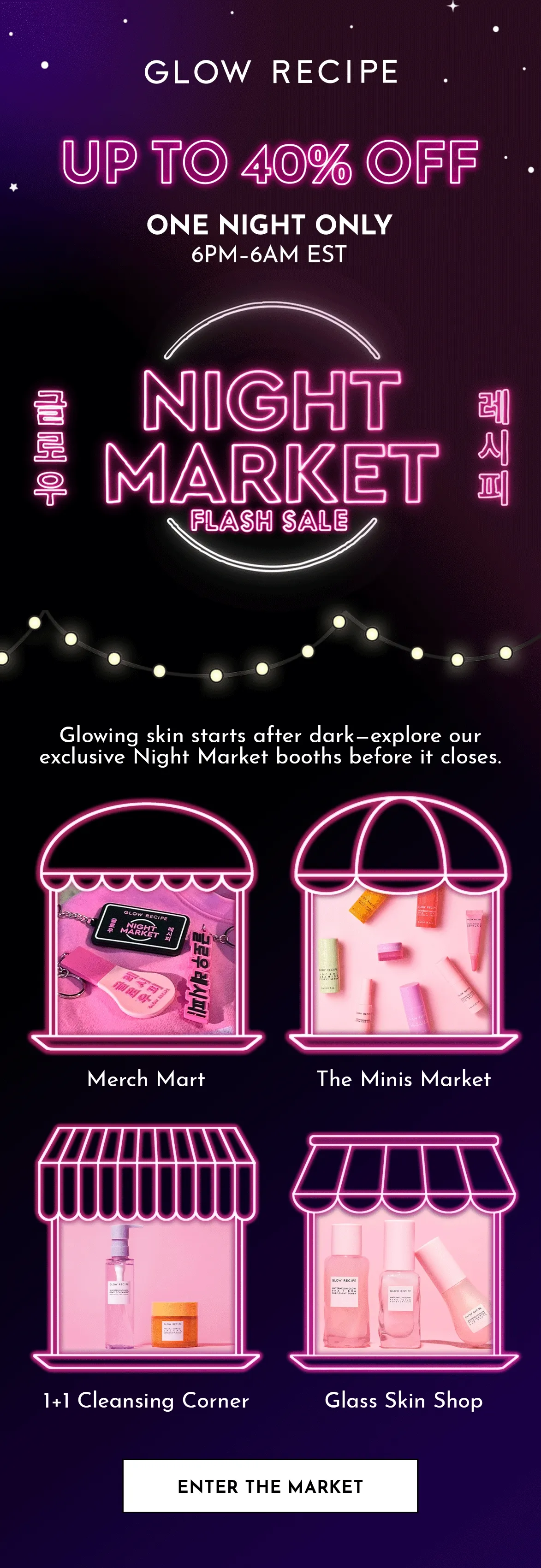 Night Market Flash Sale