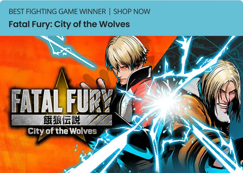 BEST FIGHTING GAME WINNER | SHOP NOW | Fatal Fury: City of the Wolves
