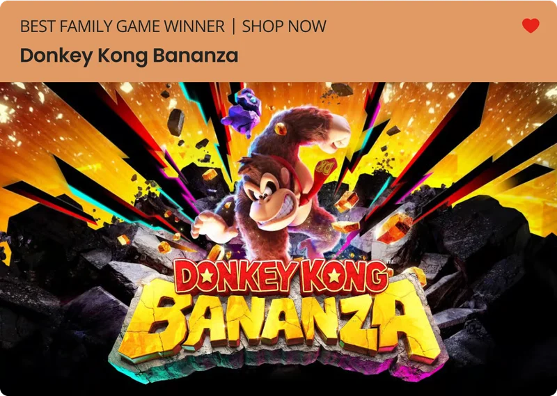 BEST FAMILY GAME WINNER | SHOP NOW | Donkey Kong Bananza | Donkey Kong Bananza