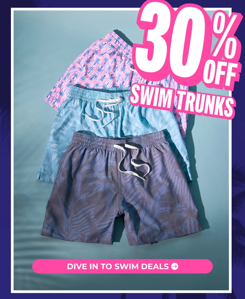GET 30% OFF SWIM TRUNKS