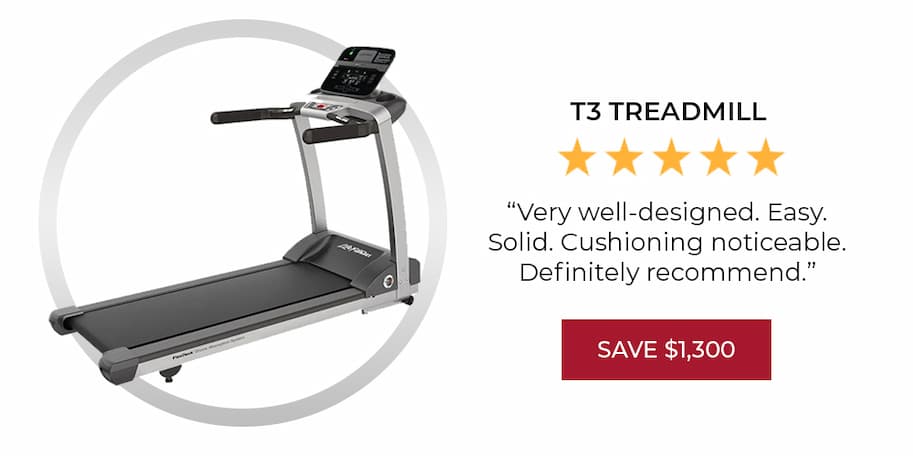 20% OFF | T3 Treadmill