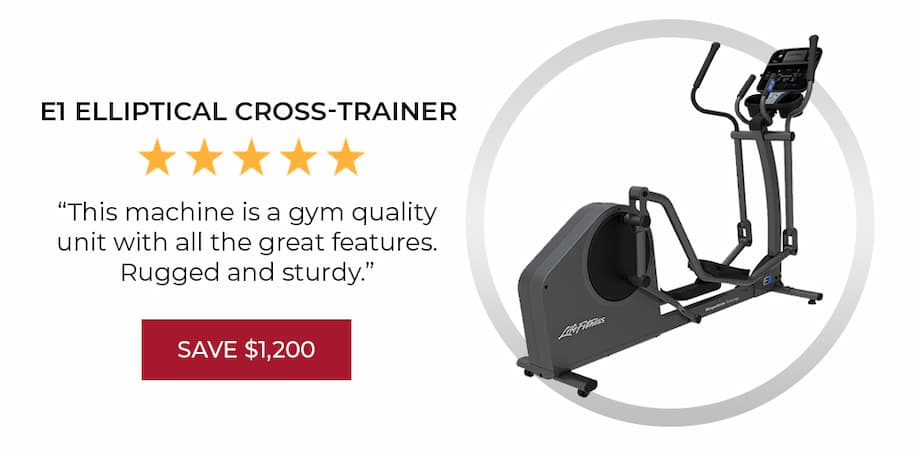 20% OFF | E1 Elliptical Cross-Trainer