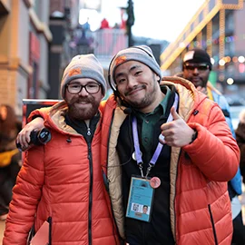 Volunteers at the Sundance Film Festival.