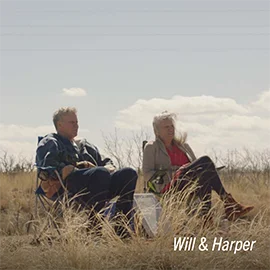 Will & Harper film still.