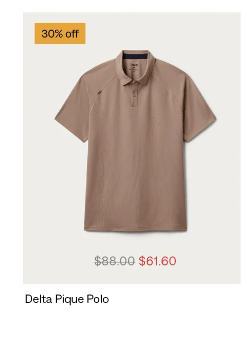 Delta Pique Polo