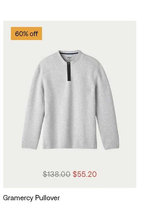 Gramercy Zip Crew Neck