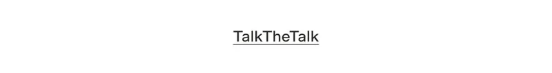 TalkTheTalk