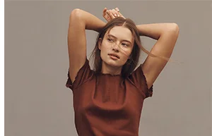 Brown tee