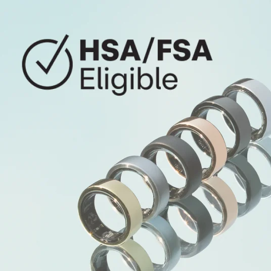 Picture of different Oura ring styles