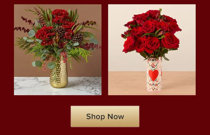 Featuring Into the Woods and Scarlett Bouqs. Shop Vase Included.