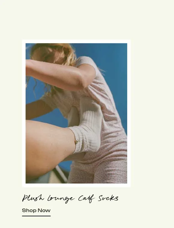 Plush Lounge Calf Socks - Shop Now