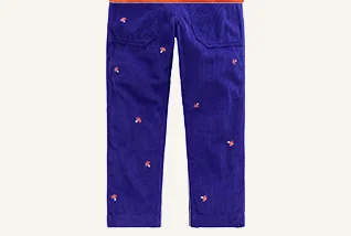 Chunky Cord Pull On Pants Sapphire Blue Toadstool
